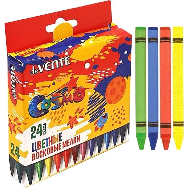 

Восковые мелки deVente Cosmo 8077816 (24 цвета)