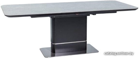 Кухонный стол Signal Pallas Ceramic 160 (серый/черный)