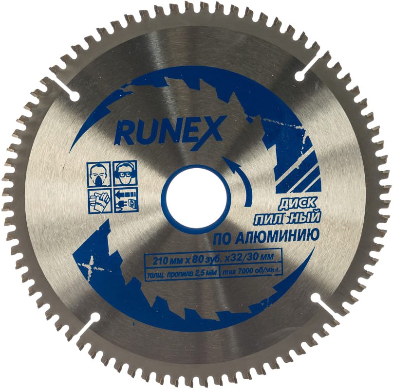 

Пильный диск Runex 210х32/30 мм Z80 553004