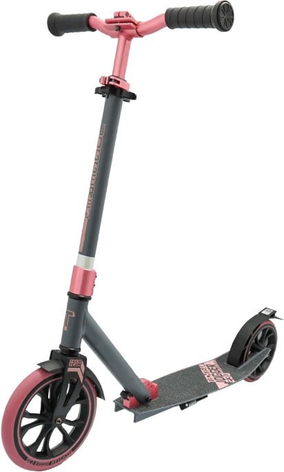 Двухколесный подростковый самокат Tech Team Jogger 230 2021 (серый/розовый)