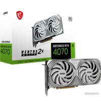 Видеокарта MSI GeForce RTX 4070 Ventus 2X White 12G OC