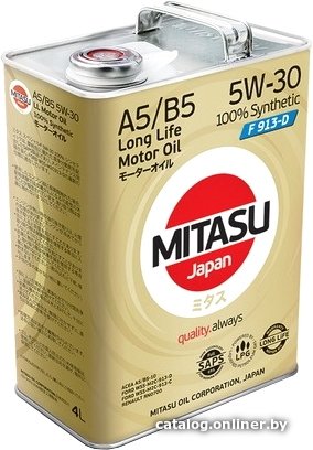 Моторное масло Mitasu MJ-F11 5W-30 4л