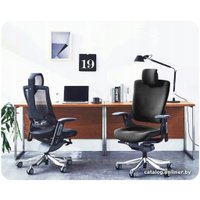 Офисное кресло UNIQUE Wau 2 BL403 (белый/бургунди)