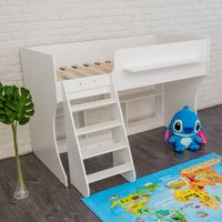 Кровать-чердак Можга Капризун 2 Р436 (белый)