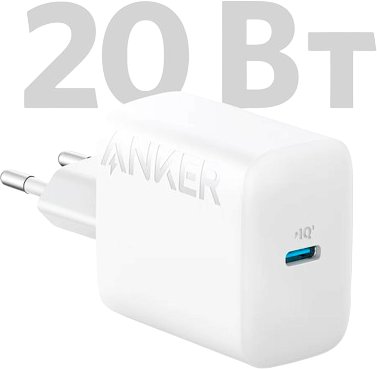 

Сетевое зарядное Anker 312 20W USB-C Wall Charger