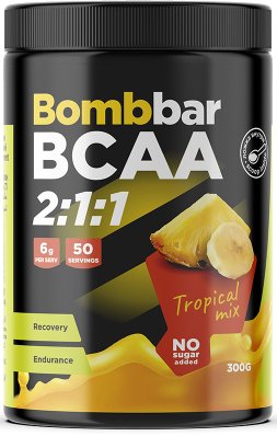 

BCAA Bombbar BCAA 2:1:1 (300 г, тропический микс)