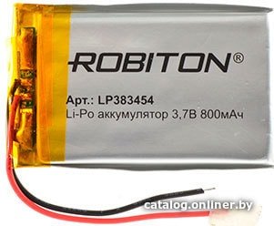 Аккумулятор Robiton LP383454 800 mAh 1 шт