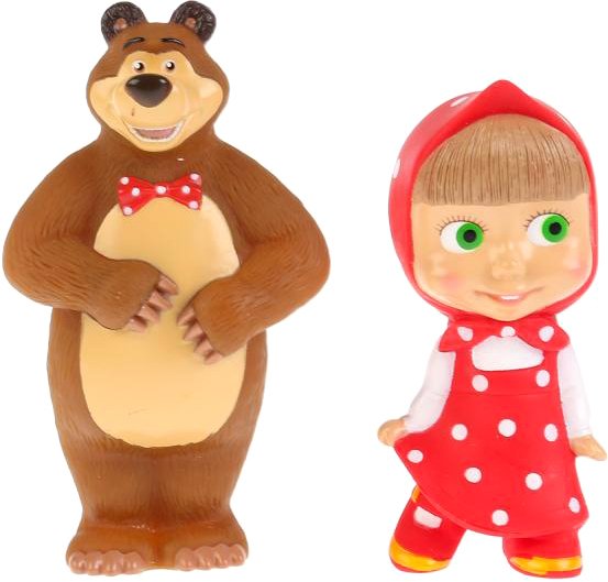 

Набор игрушек для ванной Капитошка Маша и Медведь 3R-35RMM