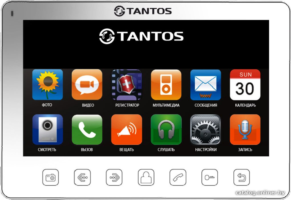 Монитор Tantos Prime Slim (белый)