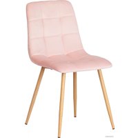 Стул TetChair Chilly mod. 7094-1 металл/вельвет (розовый/натуральный)