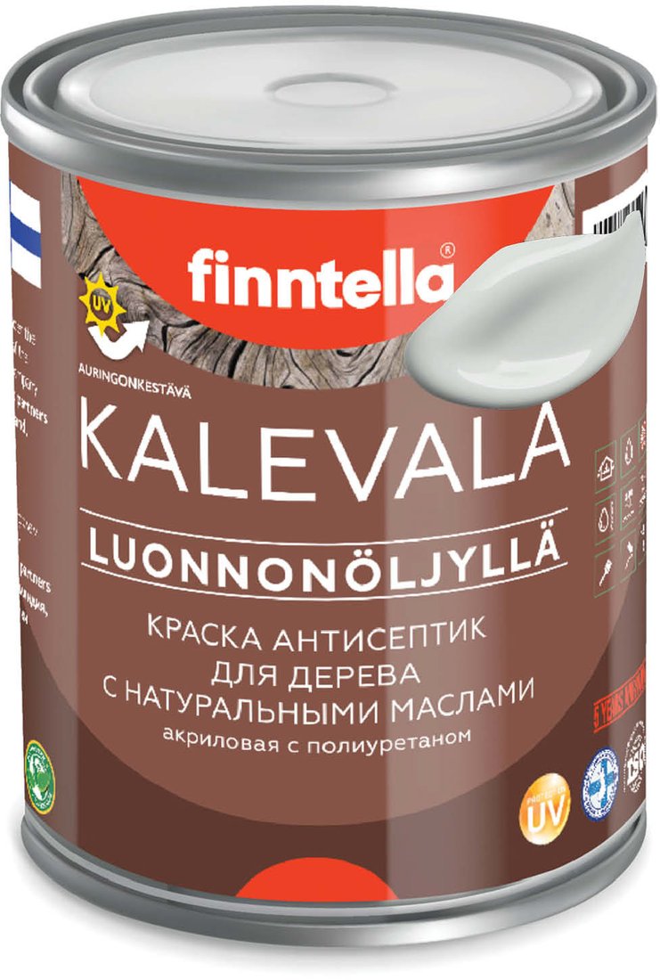 

Краска Finntella Kalevala Delfiini F-13-1-1-FL049 0.9 л (серый)