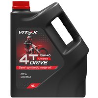 Моторное масло Vitex Drive Universal 4T 10W-40 4л