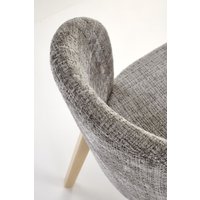 Стул Halmar Basso (серый/дуб натуральный)