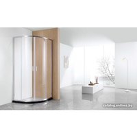 Душевой уголок Aquatek 80x80 AQ ARI RO 08020CH (хром/прозрачное стекло)