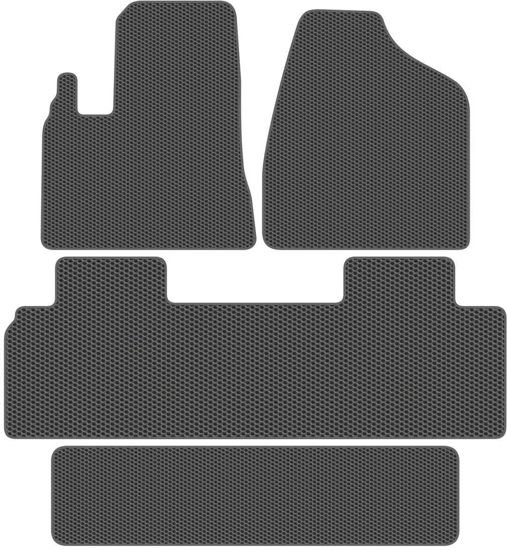 

Комплект ковриков для авто Alicosta Kia Carnival II (минивэн / VQ) +3 ряд 2005 - 2010 (серый)