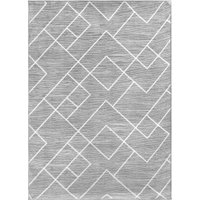 Ковер для жилой комнаты Plato Hali Soft 3084-GREY-WHITE (0.8x1.5)