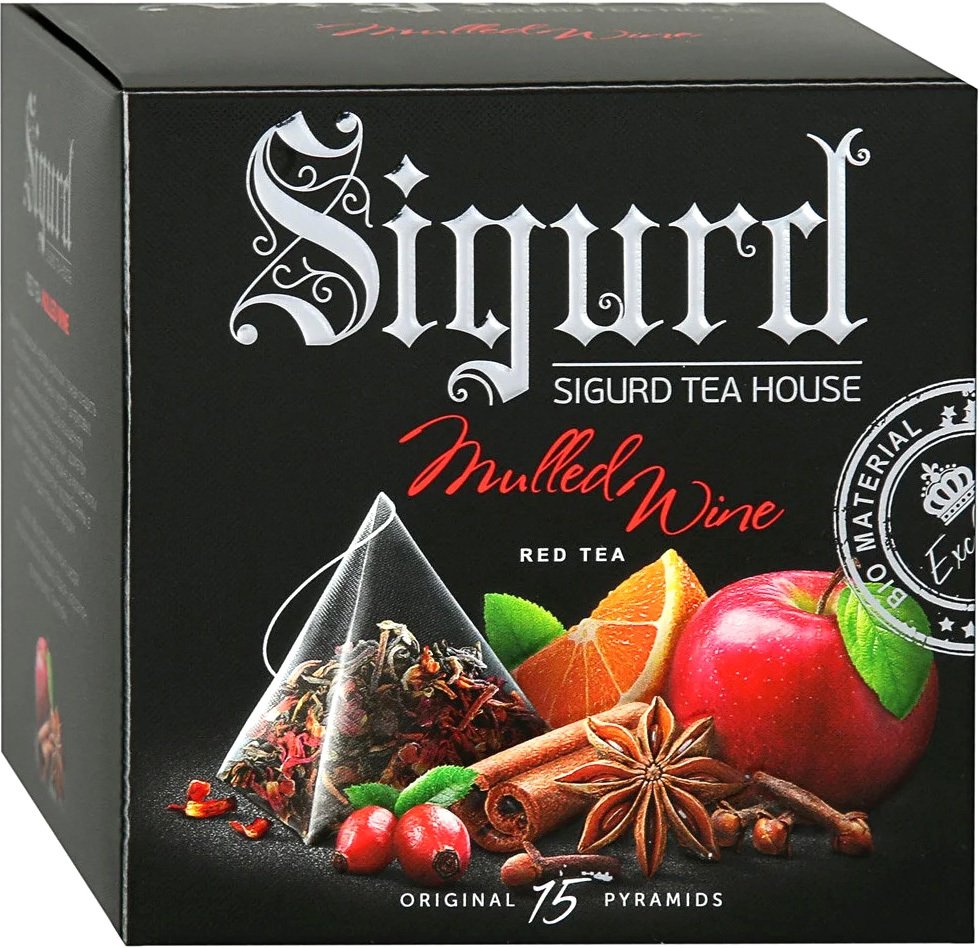 

Фруктовый чай Sigurd Mulled Wine - Глинтвейн 15 шт