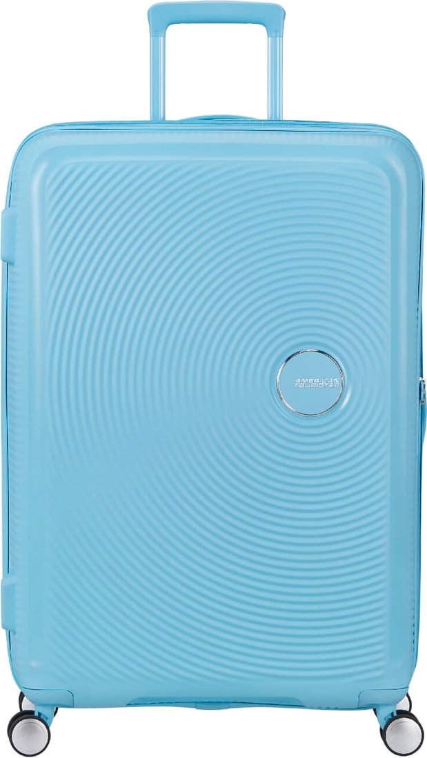 Чемодан-спиннер American Tourister Soundbox Blueberry fizz 77 см