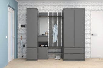 Стенка Диал МС Кэт 1 набор 5 (графит)
