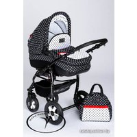 Универсальная коляска Dada Paradiso Group Glamour Dots (3 в 1)