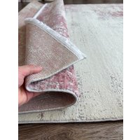 Ковер для жилой комнаты Balat Mensucat Antik 8482A 80x150 (Cream/L.Pink)