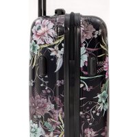 Чемодан-спиннер L'Case Paris-S 56 см (принт цветы)