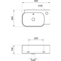 Умывальник Lavinia Boho Bathroom Sink Slim 33311051
