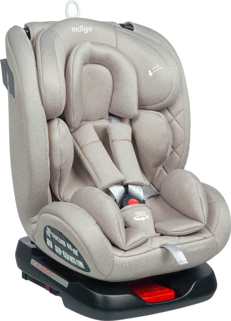 

Детское автокресло Indigo Tourneo Isofix (бежевый)