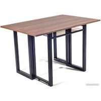 Стол-трансформер Aledar Slider 115x40-80x78 (дуб шерман коньяк коричневый H1344 ST32/черный муар)