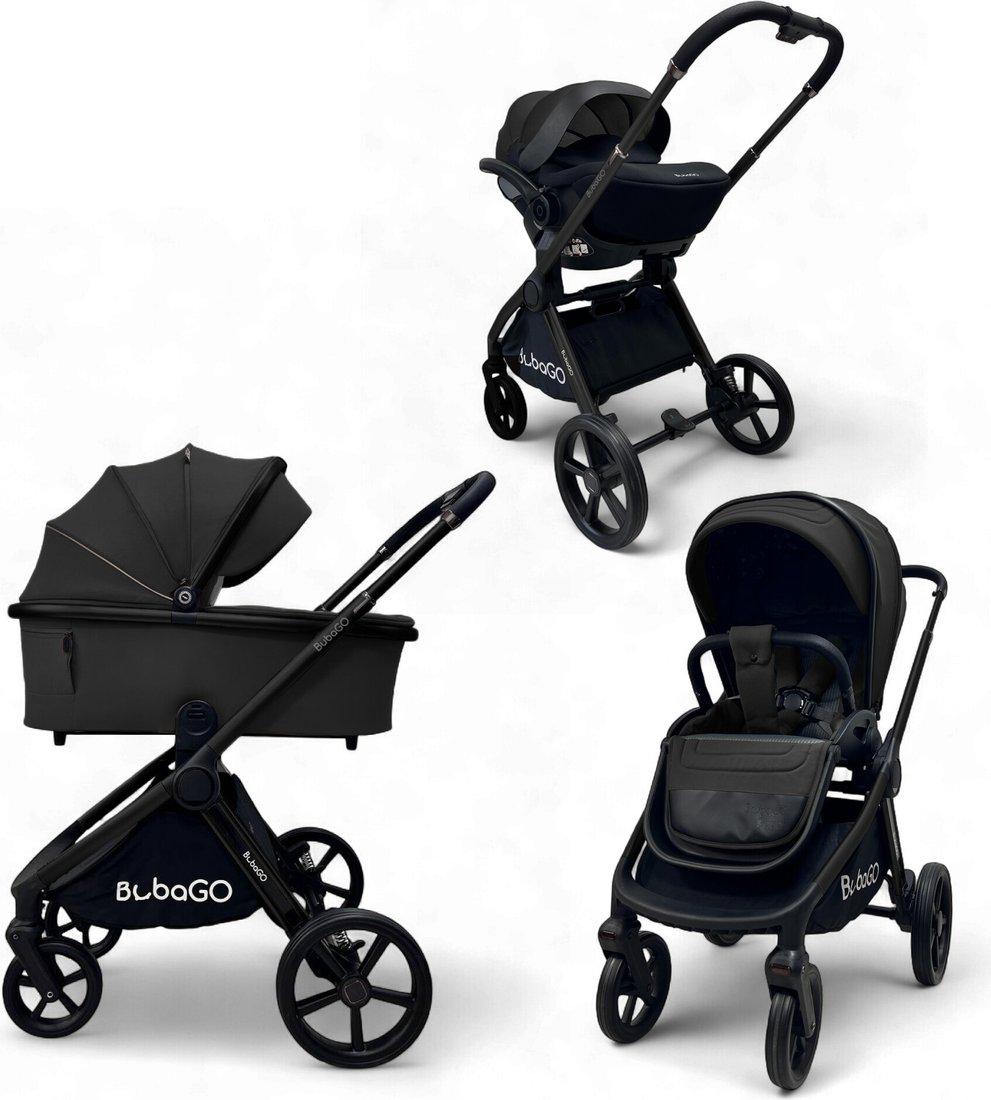

Универсальная коляска Bubago Gaudi (3 в 1, черный)