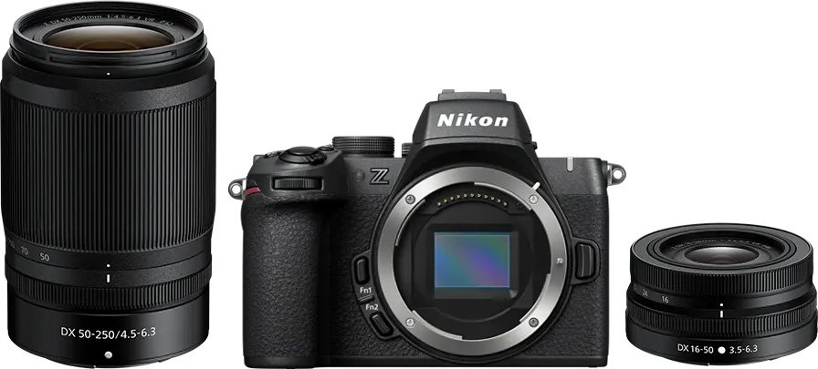 

Беззеркальный фотоаппарат Nikon Z50 II Double Kit 16-50mm VR + 50-250mm VR