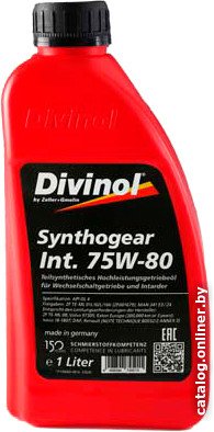 Трансмиссионное масло Divinol Synthogear Int. 75W-80 1л