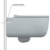 Унитаз подвесной Berges Wasserhaus Ego XL 082038