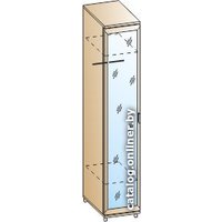 Шкаф-пенал Лером Мелисса ШК-2827-СЯ (снежный ясень)
