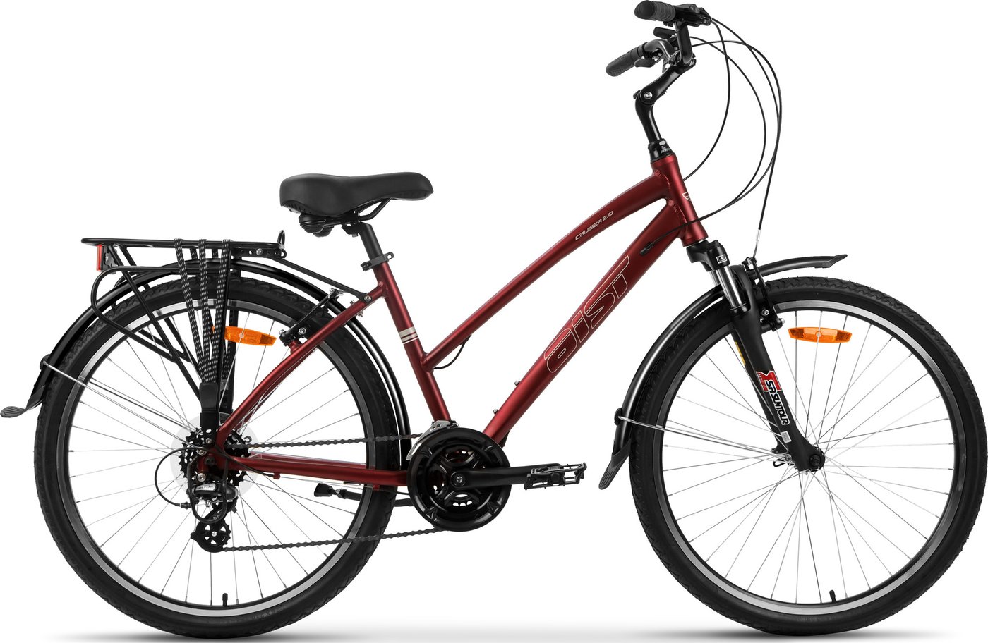 Велосипед AIST Cruiser 2.0 W р.19 2025 (красный)