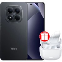 Телефон Xiaomi Redmi Note 15 Pro 12GB/256GB международная версия (черный металл) + наушники Xiaomi Redmi Buds 6 Lite (белый) по акции