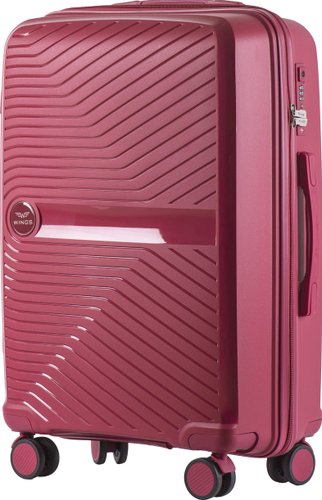 Чемодан-спиннер Wings 181-04 66 см (фуксия)