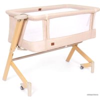 Приставная детская кроватка Nuovita Accanto Dalia (бежевый/дерево)