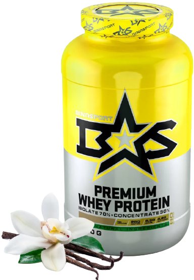 

Протеин сывороточный (изолят) Binasport Premium Whey Protein (2000г, ваниль)