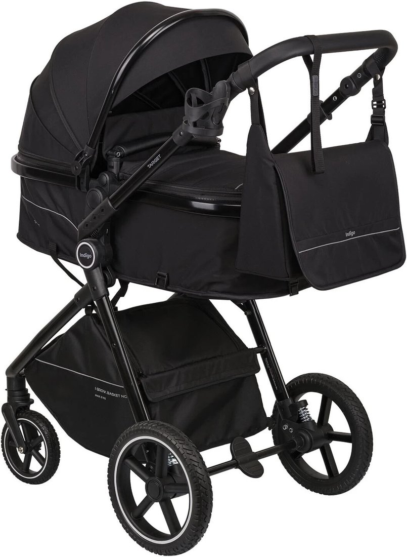

Универсальная коляска Indigo Target (3 в 1, черный)
