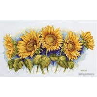 Набор для вышивания Merejka Сияющие подсолнухи K-125