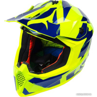 Мотошлем MT Helmets Falcon Crush B7 (XL, глянцевый синий) в Барановичах