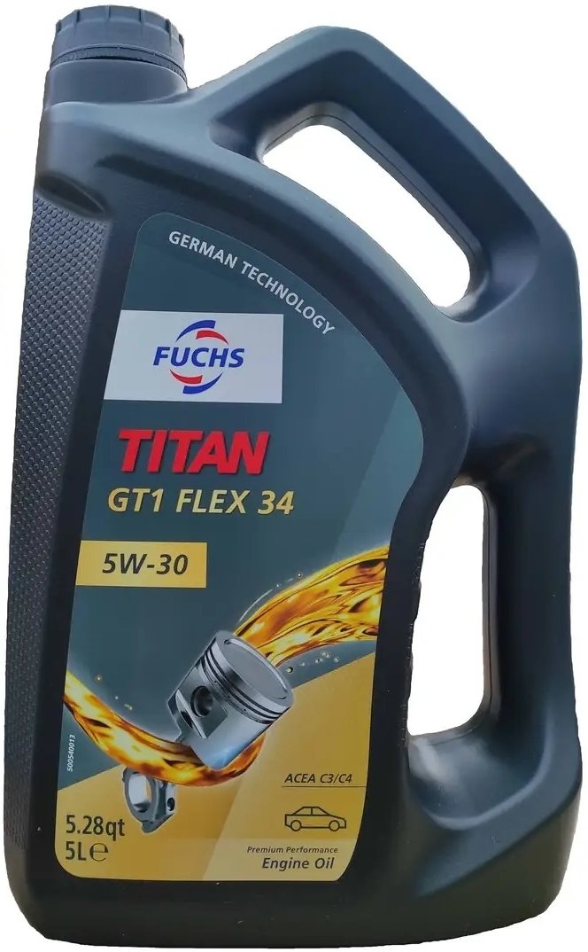 

Моторное масло Fuchs Titan GT1 Flex 34 5W-30 5л