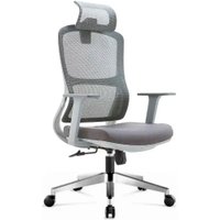 Офисное кресло SitUp Point Lux Grey Chrome (сетка Grey/Grey) в Барановичах