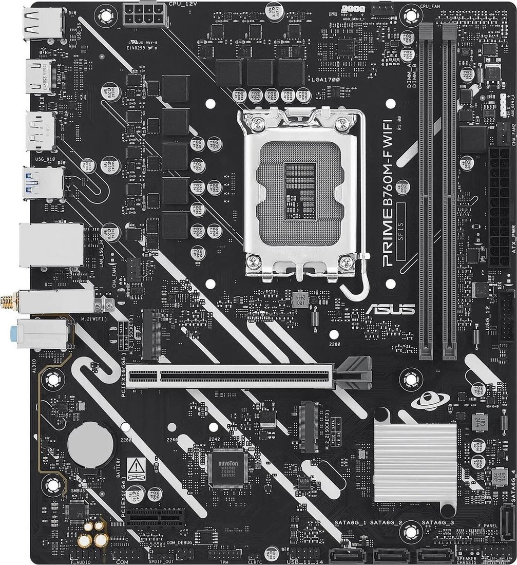 Материнская плата ASUS Prime B760M-F WiFi