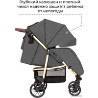Коляска прогулочная «книга» Baby Tilly Eco T-166 (serious grey)