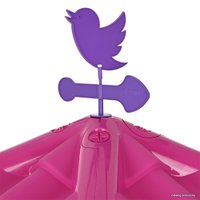 Игровой домик Pilsan Stone House с забором 06443 (фиолетовый)