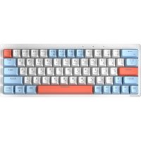 Клавиатура Cyberlynx ZA63 Pro White Blue Orange (TNT Yellow)