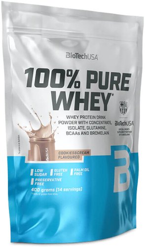 Протеин комплексный BioTech USA 100% Pure Whey (печенье/крем, 400 г)