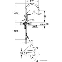 Смеситель Grohe Euroeco Special [32786000]